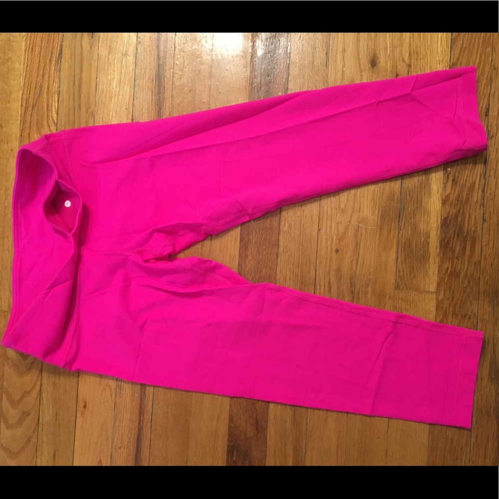 Lululemon hot pink leggings